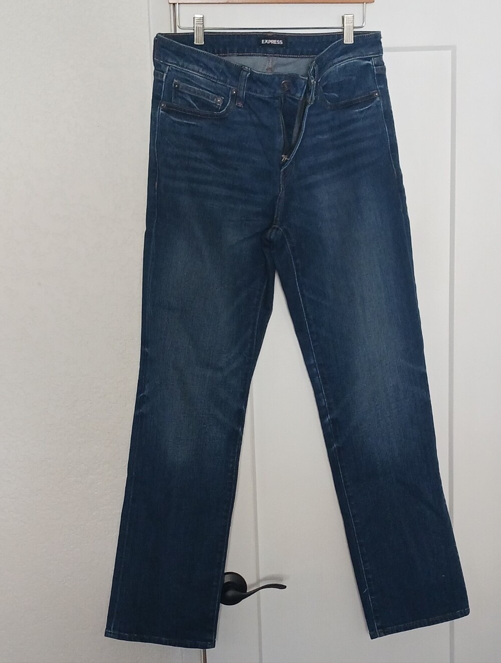 Express Men's Indigo Straight Jeans